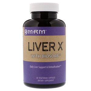 MRM, Liver X с BioSorb, 60 растительных капсул