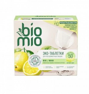 Таблетки для посудомоечной машины BioMio Bio-Tabs Multi, Бергамот и Юдзу,10г/50шт.