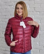 Ультралегкая женская куртка, цвет бордовый