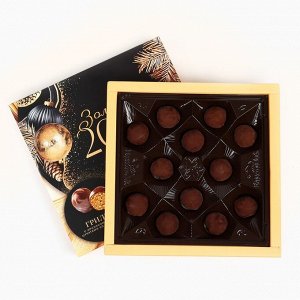 СИМА-ЛЕНД Конфеты грильяж «Золотой шик» с арахисом, изюмом, цукатами из апельсина и мёдом, в коробке, 135 г.
