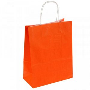Пакет Крафт оранжевый 32х25х11см