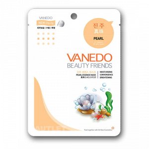 All New Cosmetic Vanedo Beauty Friends Регенерирующая маска для лица с эссенцией жемчуга 25 гр