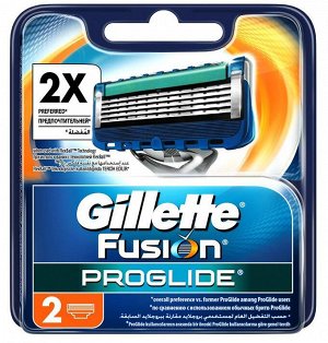 GILLETTE Fusion ProGlide Сменные Кассеты для бритья 2 шт
