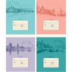 Тетрадь 18л линия &quot;Best color&quot; (ассорти) 6879 BG {Россия}