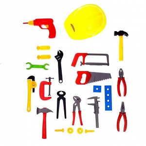 Набор инструментов «Строитель», 23 предмета