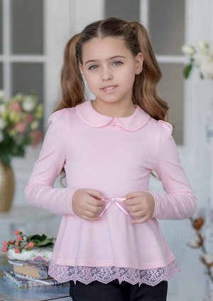 Алеута блузка трикотажная розовый