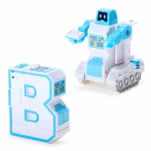 Набор трансформеров «Алфавит», световые и звуковые эффекты, 6 трансформеров-букв, собираются в 1 робота