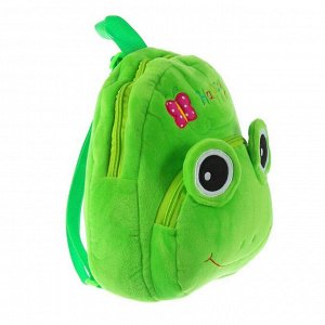 Мягкий рюкзак "Счастливый лягушонок", цвета МИКС