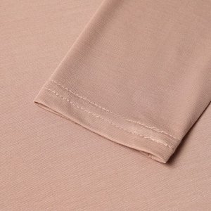 Лонгслив с драпировкой женский MIST: Classic Collection, бежевый