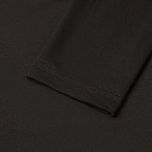 Лонгслив женский с драпировкой MIST Classic Collection, черный