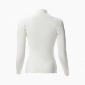 Лонгслив с драпировкой женский MIST: Classic Collection, молочный