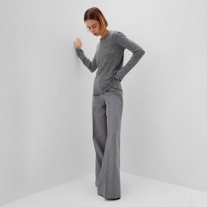 Джемпер (лонгслив) женский MINAKU: Knitwear collection цвет серый, р-р