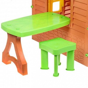 Детский игровой домик со столиком