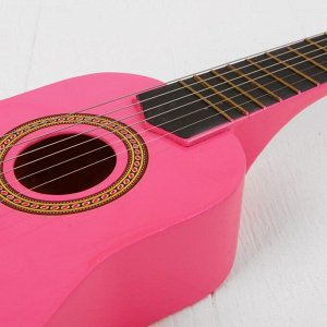 Игрушка музыкальная "Гитара", цвет  розовый