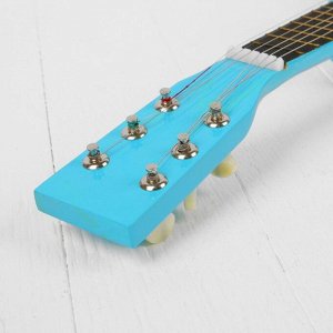 Игрушка музыкальная "Гитара", цвет голубой
