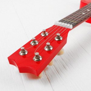 Игрушка музыкальная "Гитара", цвет красный