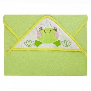 Подарочный набор «Забавный лягушонок» полотенце, погремушка и подушка