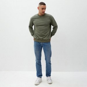 Джемпер мужской MINAKU: Basic line MAN, цвет хаки