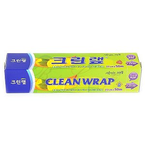 Clean wrap ПЛОТНАЯ пищевая плёнка (с отрывным краем-зубцами)
22 см х 50 м / 40