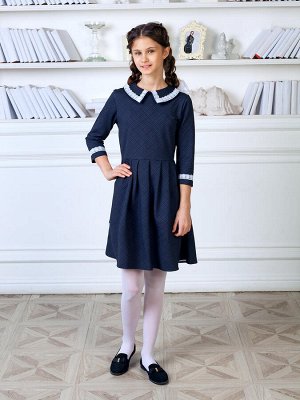 Школьное платье "Елизавета",серый