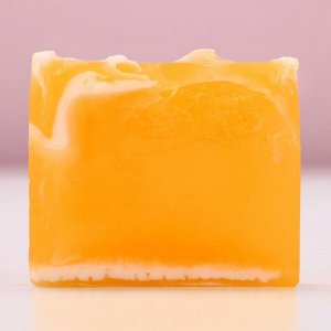 Мыло для рук ручной работы, 90 г, аромат снежной облепихи, Чистое счастье