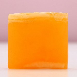 Мыло для рук ручной работы ЧИСТОЕ СЧАСТЬЕ, 90 г, аромат корицы и апельсина, Новый Год