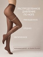 Колготки Attiva 40  эластичные поддерживающие колготки, корректирующими штанишками