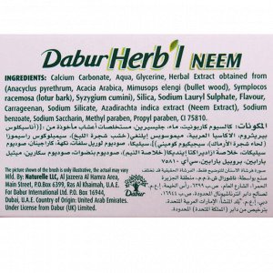 Набор, зубная паста+зубная щетка 34736.14 (Dabur herb'l neem)