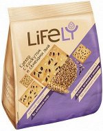 «LifeLY», крекер с кунжутом и семенами льна, 180 г