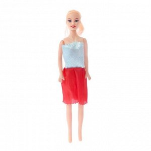 Кукла модель «В цветном платье», МИКС