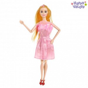 Кукла шарнирная «Анна» с набором для создания одежды «Я модельер», МИКС