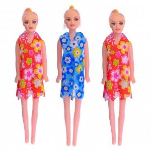 Куклы модели "Красотки", набор 3 шт, МИКС