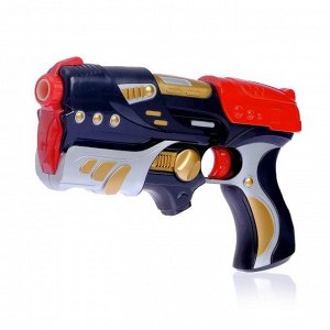 Набор игровой «Супергерой», маска, пистолет с пулями, мишень, цвета МИКС