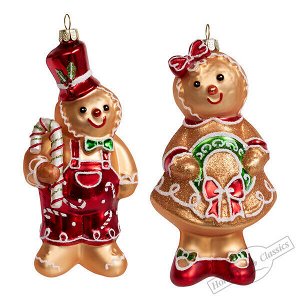 Пряник "Рождественский" (стекло) 7х5х14,5 см