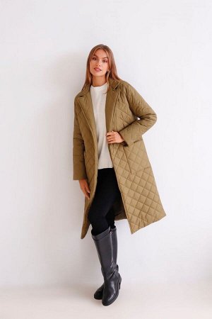 8511 Пальто горчичное (остаток: 48, 50)