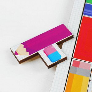 Головоломка-конструктор «Цветные карандаши», малая