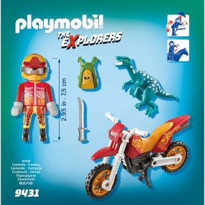 Динозавры: Гоночный мотоцикл с ящером