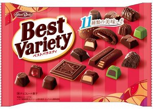 Конфеты с шоколадной глазурью Ассорти 'BestVariety'180 гр 1/14