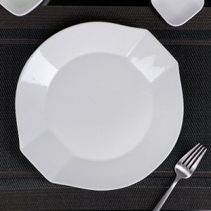 Тарелка обеденная "Бланш" 26х25х1,5 см
