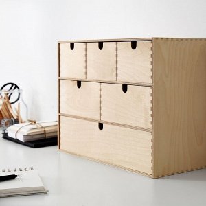 MOPPE, мини-комод, березовая фанера, 42х18х32 см