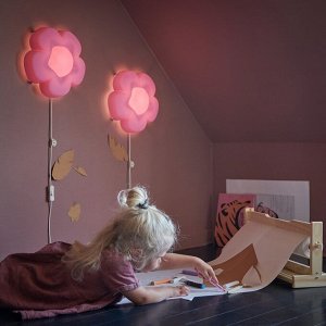UPLYST, светодиодный настенный светильник, цветок сирени