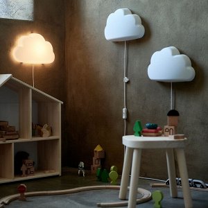 UPLYST, светодиодный настенный светильник, облачно-белый