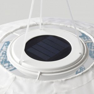 SOLVINDEN, светодиодный подвесной светильник на солнечных батареях, наружный глобус / голубая звезда, 45 см