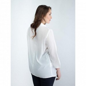 Блузка женская для беременных, размер 48, рост 168, цвет белый (арт. 0340)