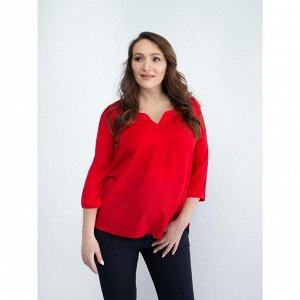 Блузка женская для беременных, размер 44, рост 168, цвет красный (арт. 0348)