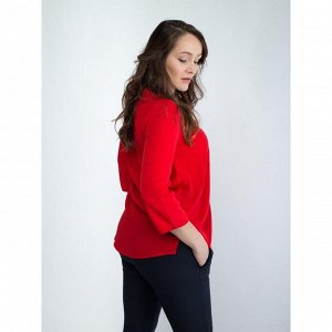 Блузка женская для беременных, размер 44, рост 168, цвет красный (арт. 0348)