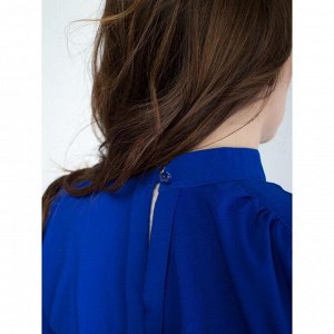 Блузка женская для беременных, размер 46, рост 168, цвет васильковый (арт. 0307)