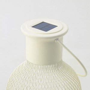 SOLVINDEN, светодиодный фонарь на солнечных батареях, наружный /сетчатый, белый, 29 см