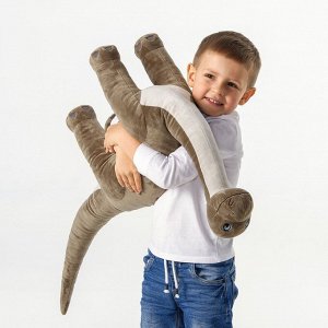 ЯТТЕЛИК, мягкая игрушка, динозавр/dinosaur/бронтозавр, 90 см