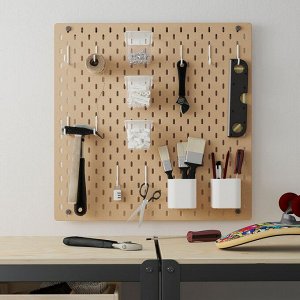 SKÅDIS, доска для прищепок, дерево, 56x56 см
